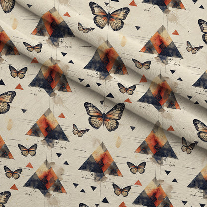 Kaleidoscope Wings Pattern 7 Minky Fabric