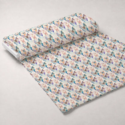 Kaleidoscope Wings Pattern 8 Minky Fabric