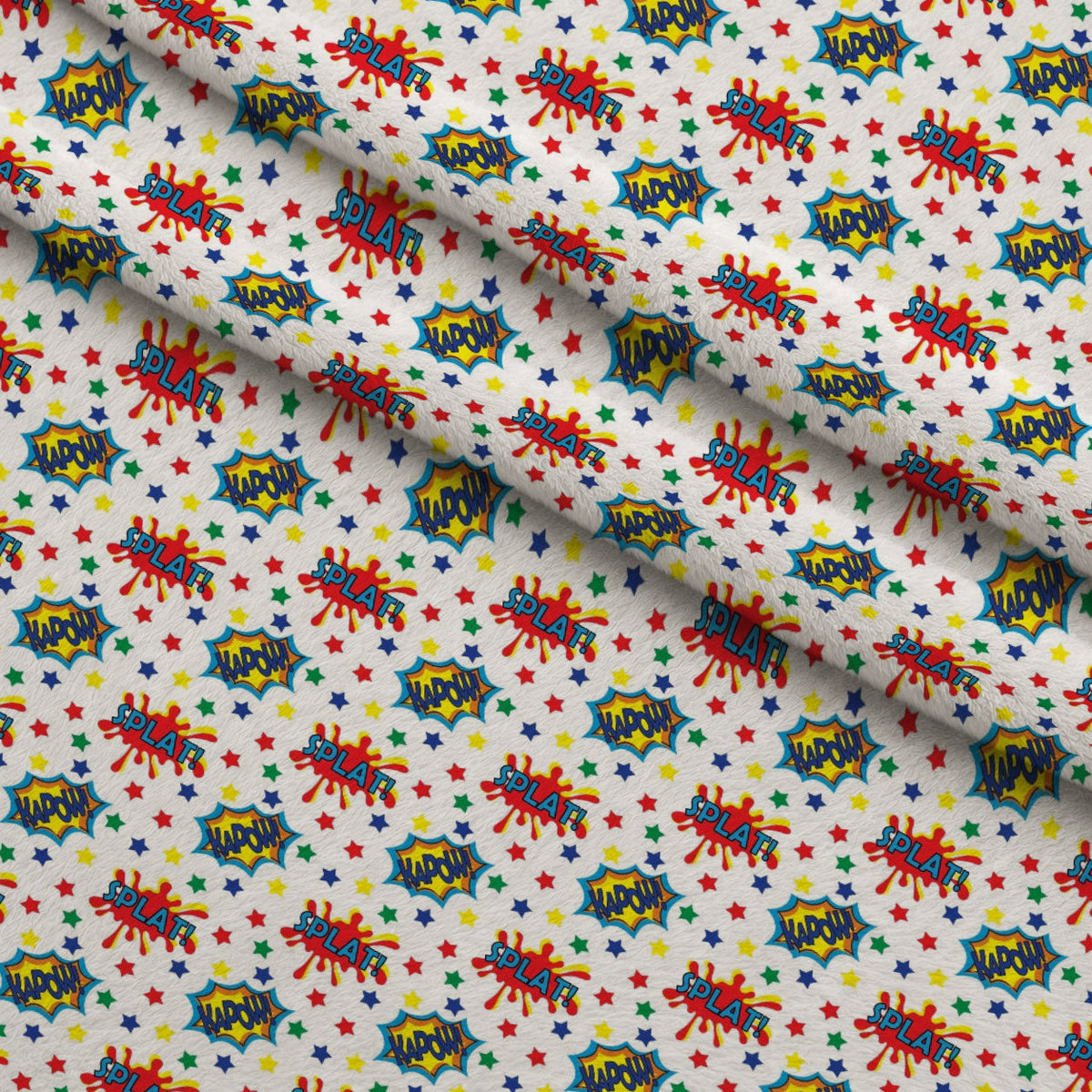 Kapow City Pattern 1 Minky Fabric