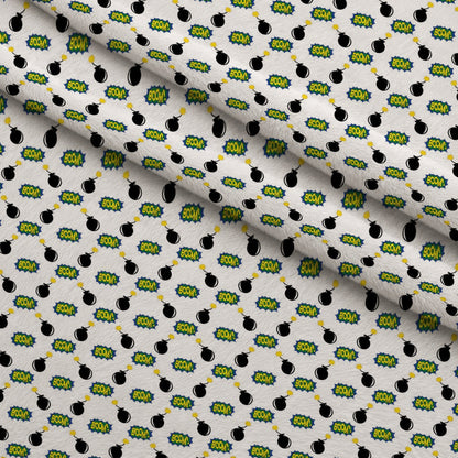 Kapow City Pattern 2 Minky Fabric
