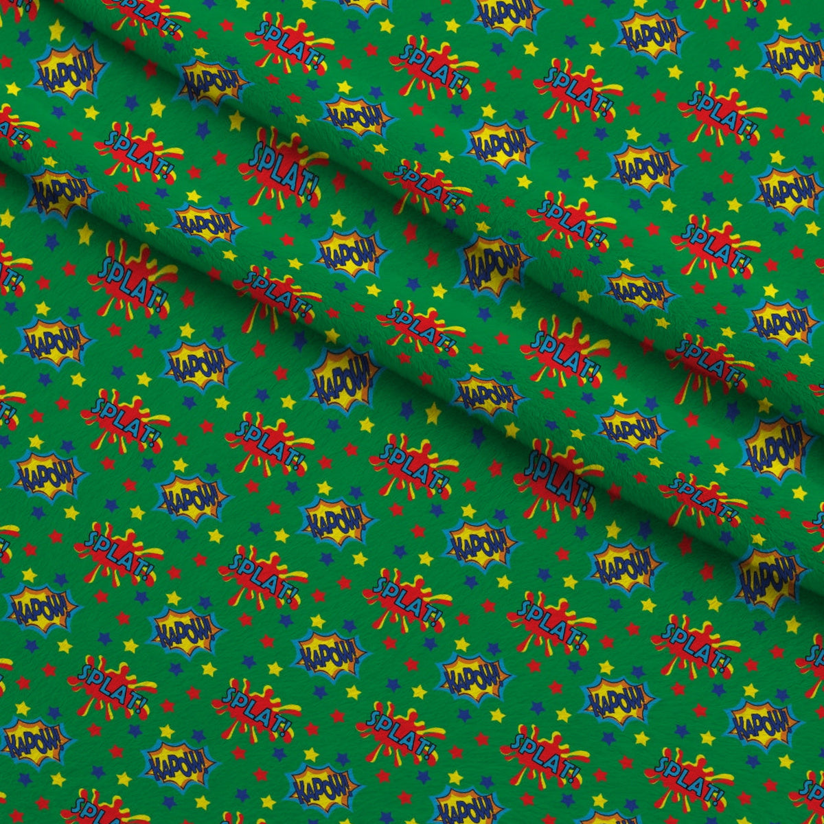Kapow City Pattern 5 Minky Fabric