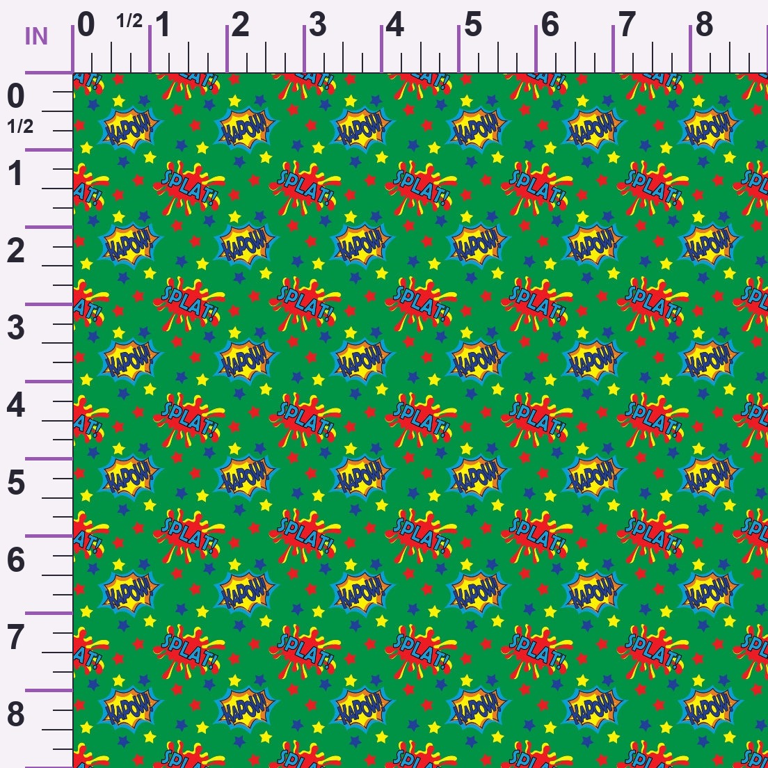 Kapow City Pattern 5 Minky Fabric