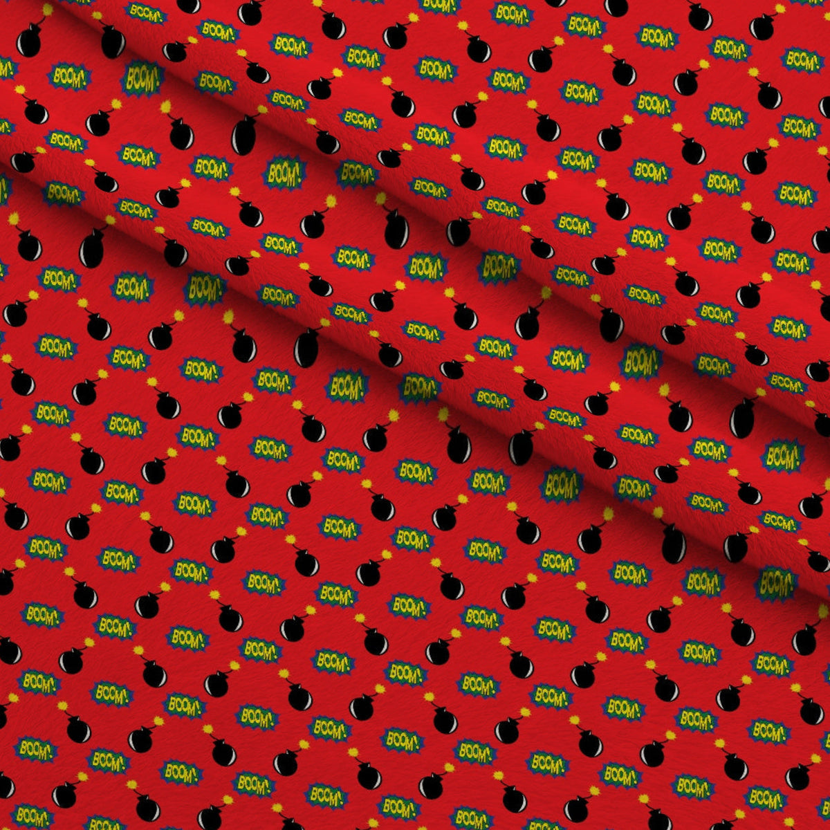 Kapow City Pattern 6 Minky Fabric