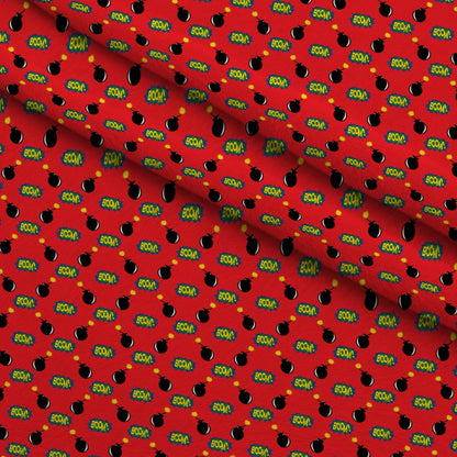 Kapow City Pattern 6 Minky Fabric
