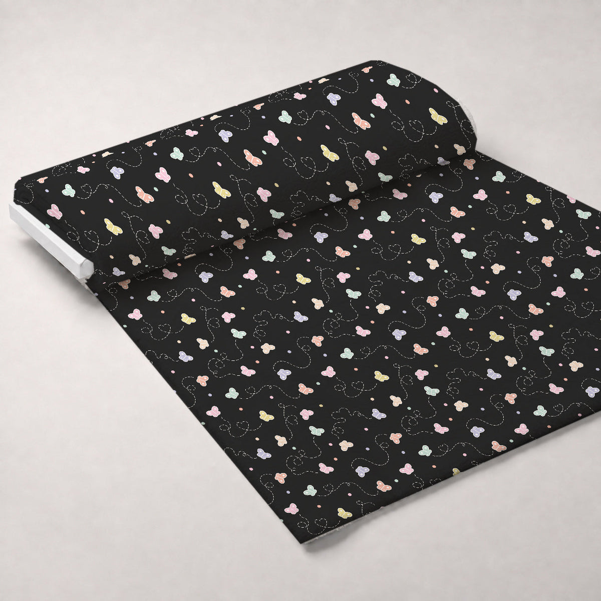 Kawaii Kitty Garden Pattern 10 Minky Fabric