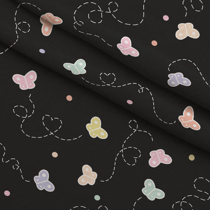 Kawaii Kitty Garden Pattern 10 Minky Fabric