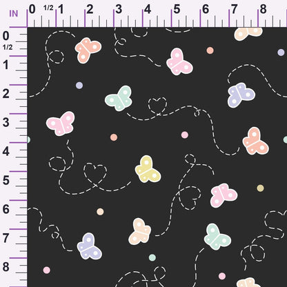 Kawaii Kitty Garden Pattern 10 Minky Fabric
