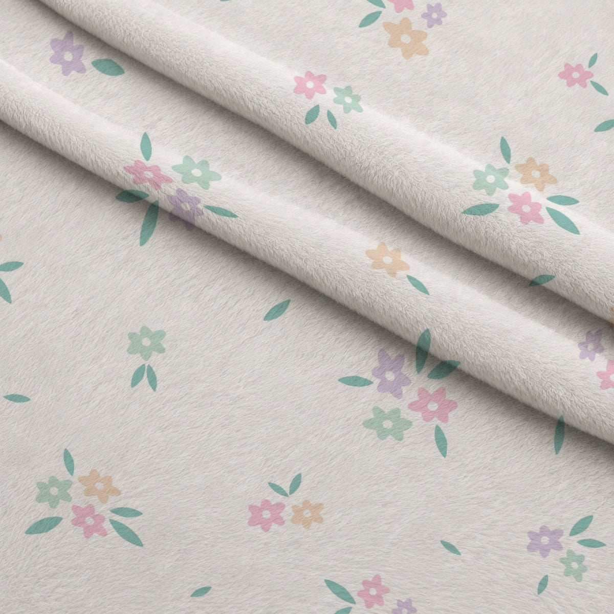 Kawaii Kitty Garden Pattern 11 Minky Fabric