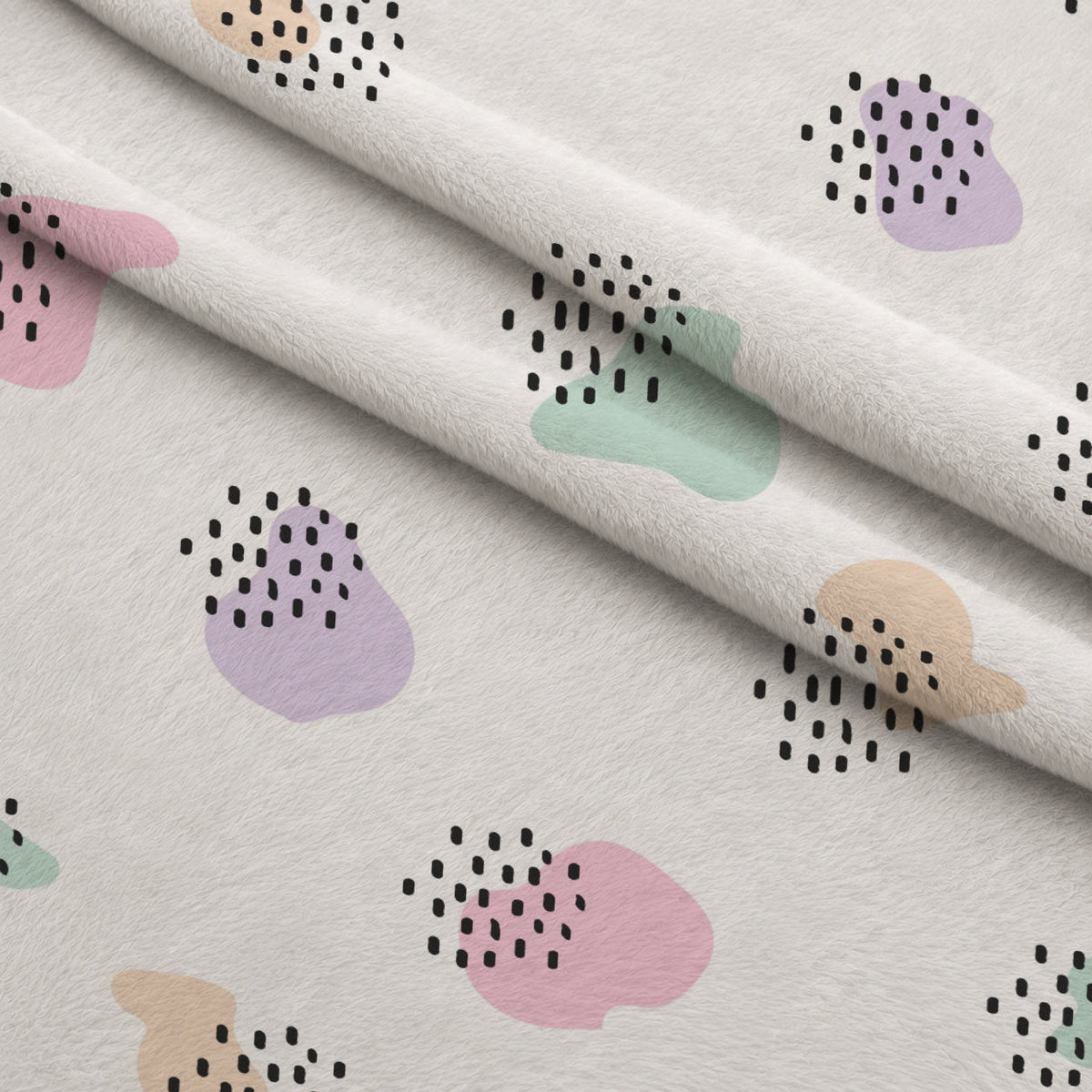 Kawaii Kitty Garden Pattern 6 Minky Fabric