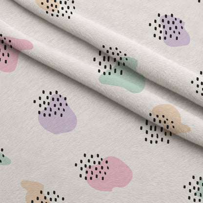 Kawaii Kitty Garden Pattern 6 Minky Fabric