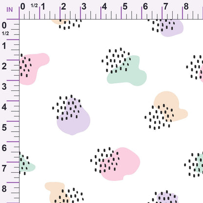 Kawaii Kitty Garden Pattern 6 Minky Fabric