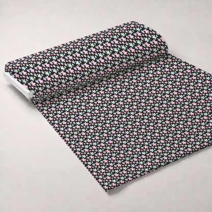 Kawaii Kitty Garden Pattern 7 Minky Fabric