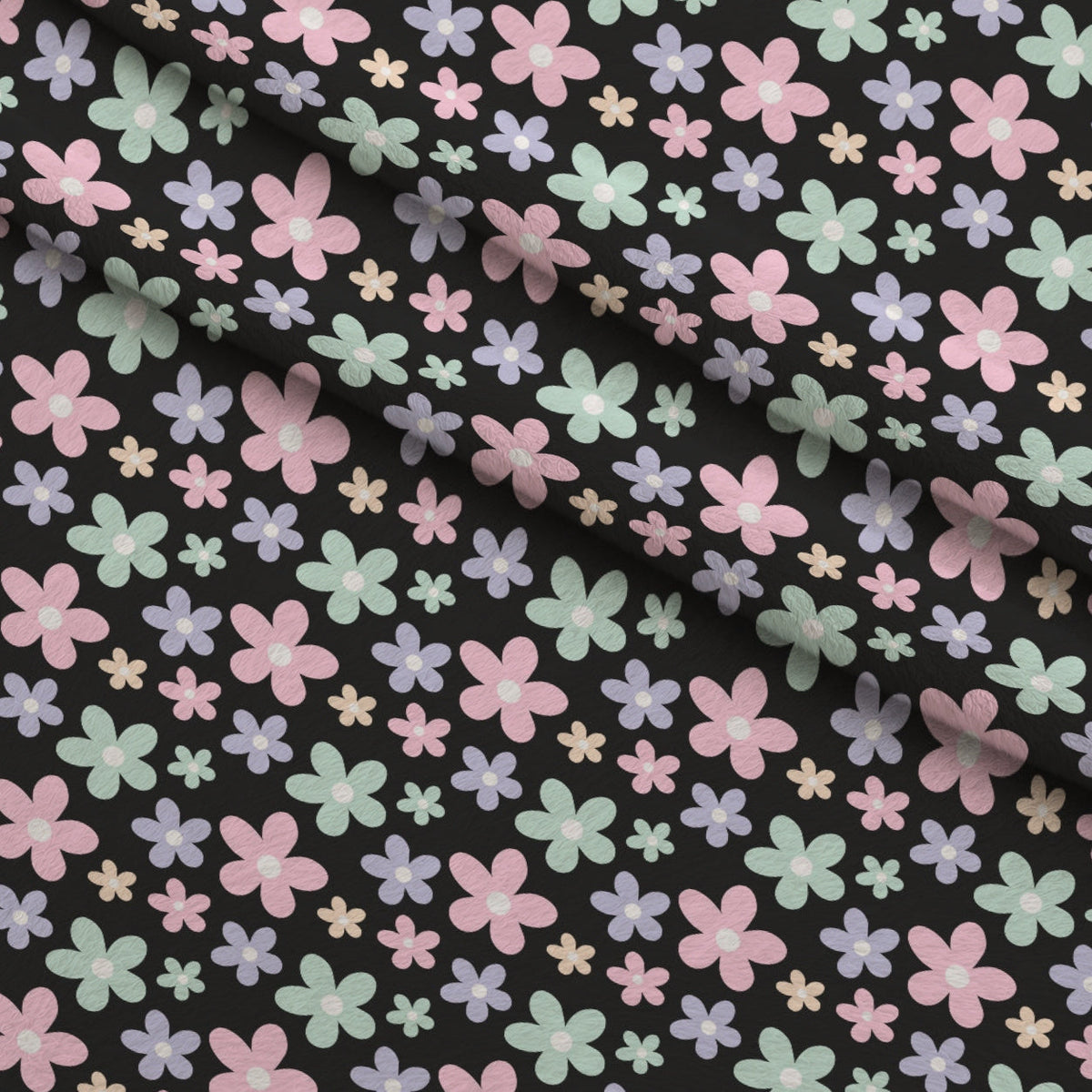 Kawaii Kitty Garden Pattern 7 Minky Fabric