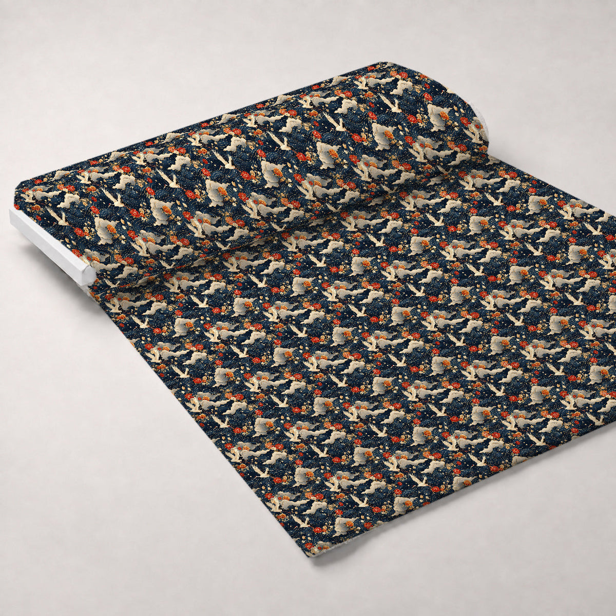 Kimono Clouds Pattern 2 Minky Fabric
