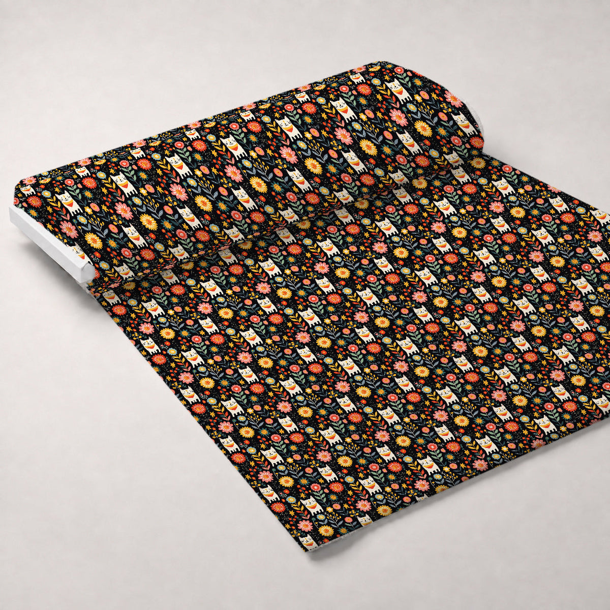 Kitten Meadow Pattern 10 Minky Fabric