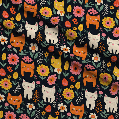 Kitten Meadow Pattern 11 Minky Fabric