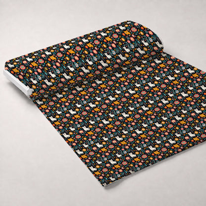 Kitten Meadow Pattern 8 Minky Fabric