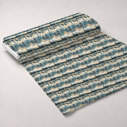 Lamplight Snowfall Pattern 8 Minky Fabric