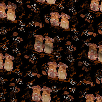 Latte Lane Pattern 9 Minky Fabric