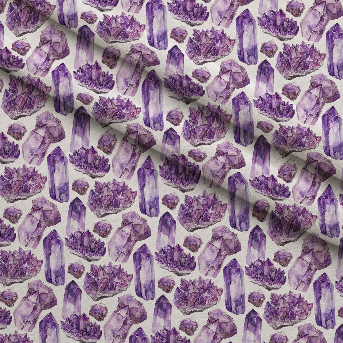 Lavender Crystals Pattern 1 Minky Fabric