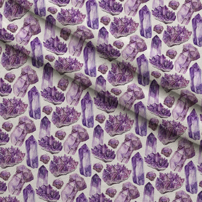 Lavender Crystals Pattern 1 Minky Fabric