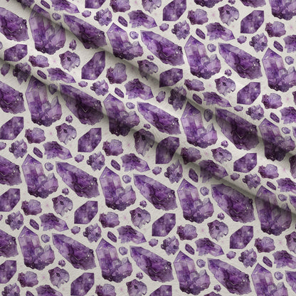 Lavender Crystals Pattern 10 Minky Fabric