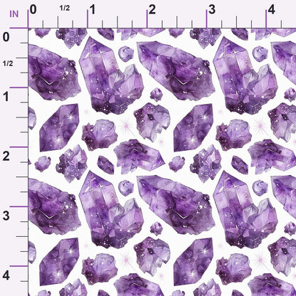Lavender Crystals Pattern 10 Minky Fabric