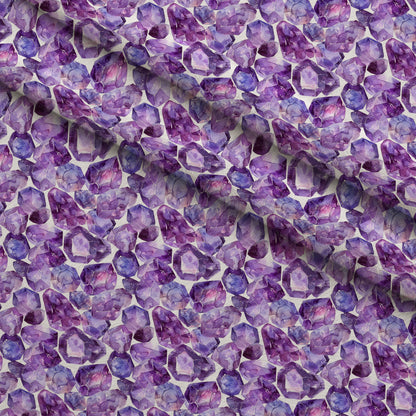 Lavender Crystals Pattern 2 Minky Fabric