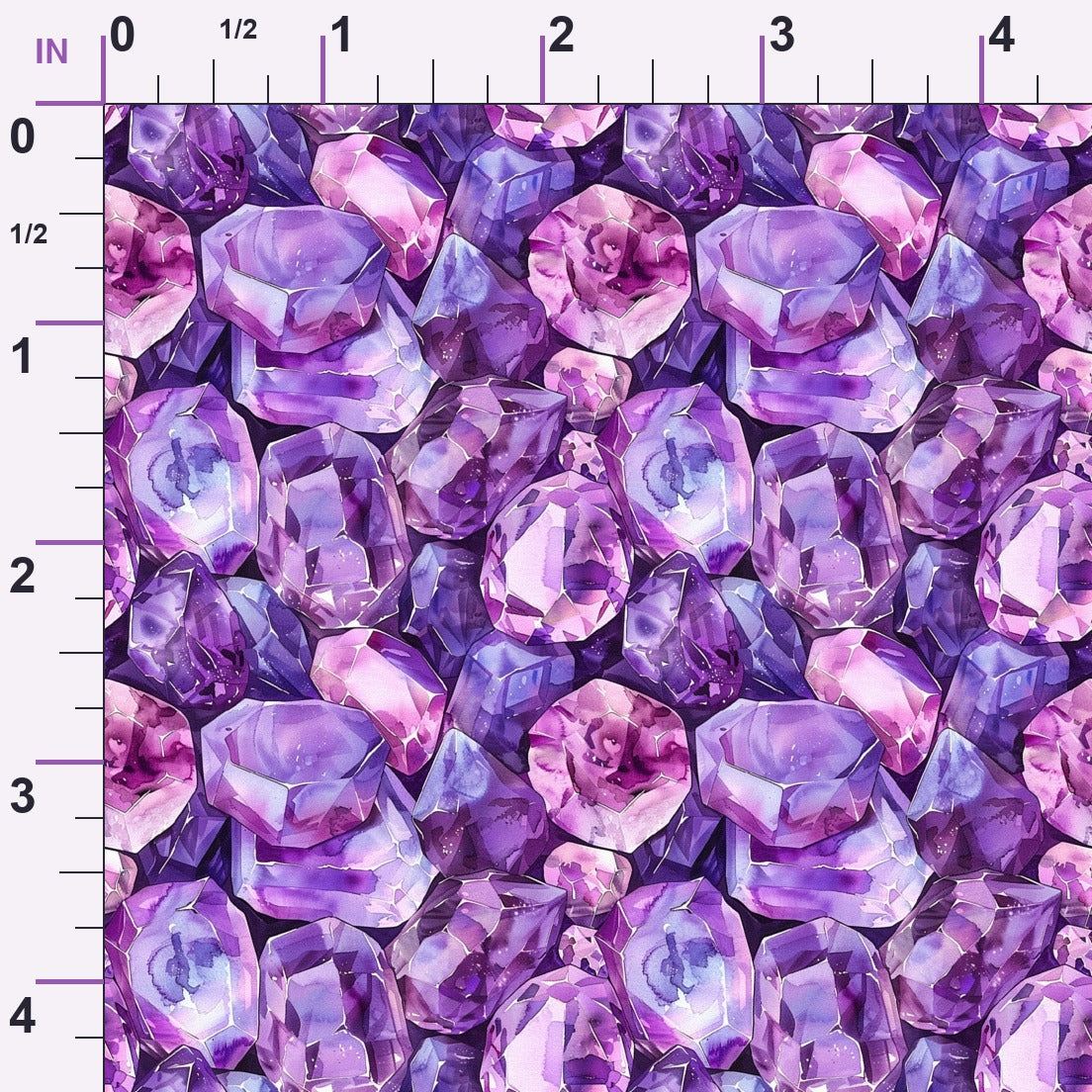 Lavender Crystals Pattern 6 Minky Fabric