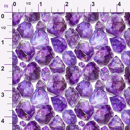 Lavender Crystals Pattern 8 Minky Fabric