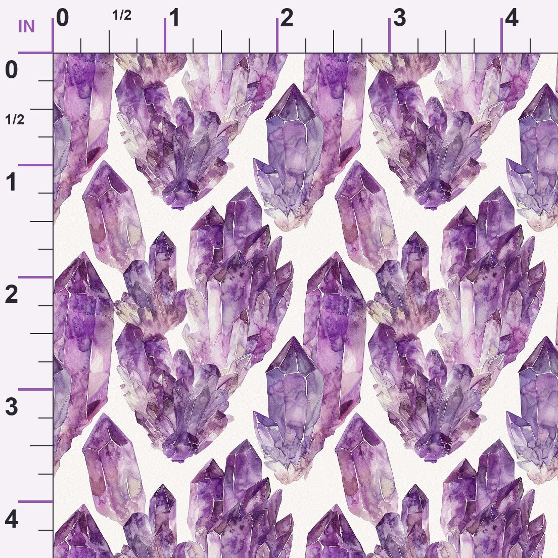 Lavender Crystals Pattern 9 Minky Fabric