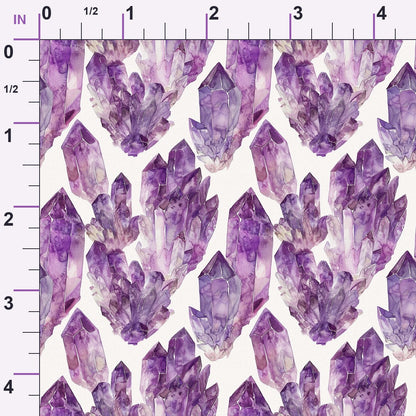 Lavender Crystals Pattern 9 Minky Fabric