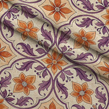 Lavender Lattice Pattern 12 Minky Fabric