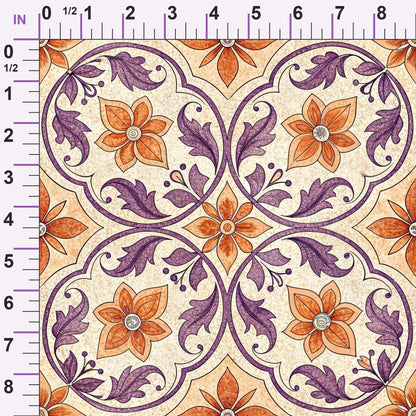 Lavender Lattice Pattern 12 Minky Fabric