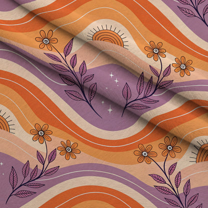 Lavender Lattice Pattern 13 Minky Fabric