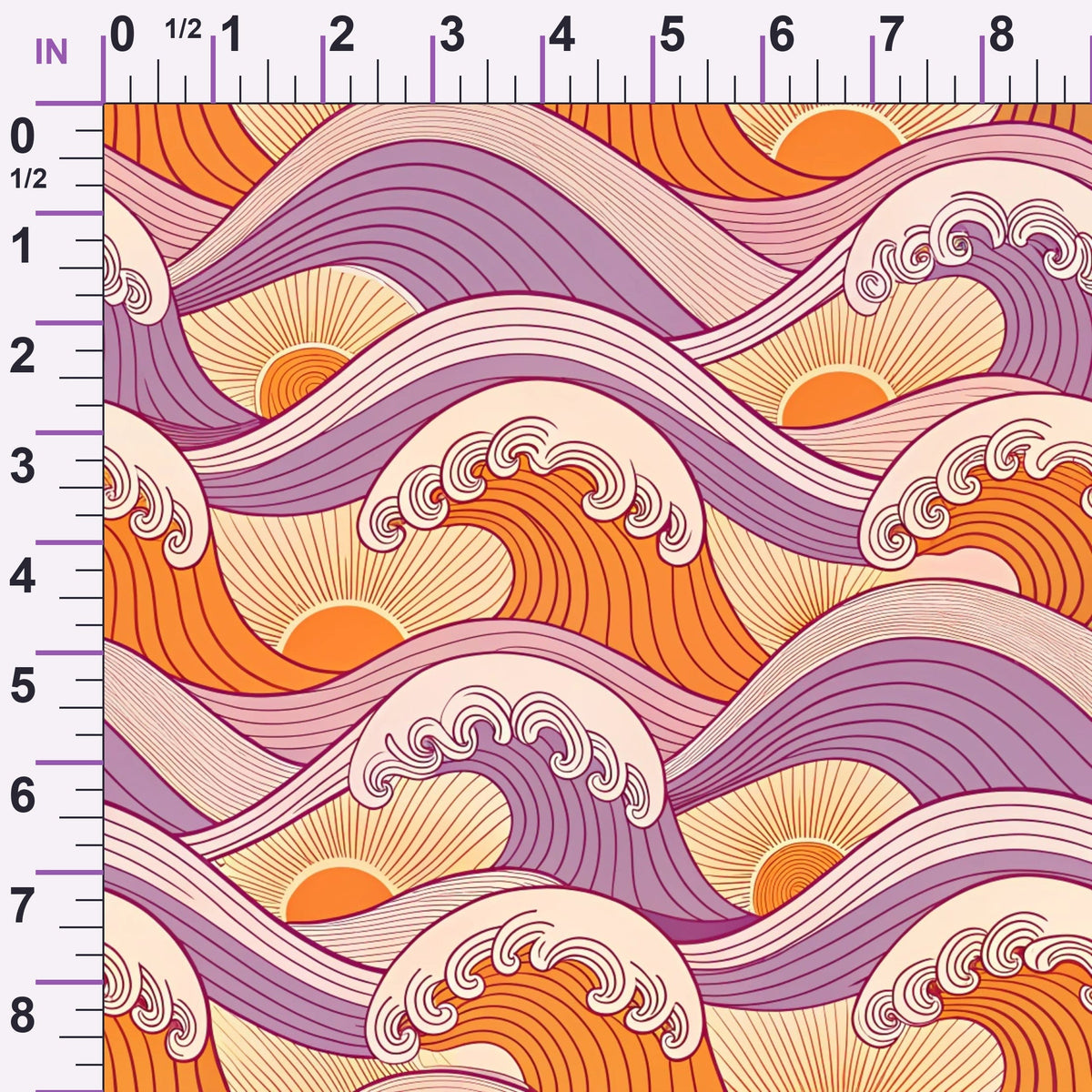 Lavender Lattice Pattern 14 Minky Fabric