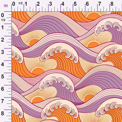 Lavender Lattice Pattern 14 Minky Fabric