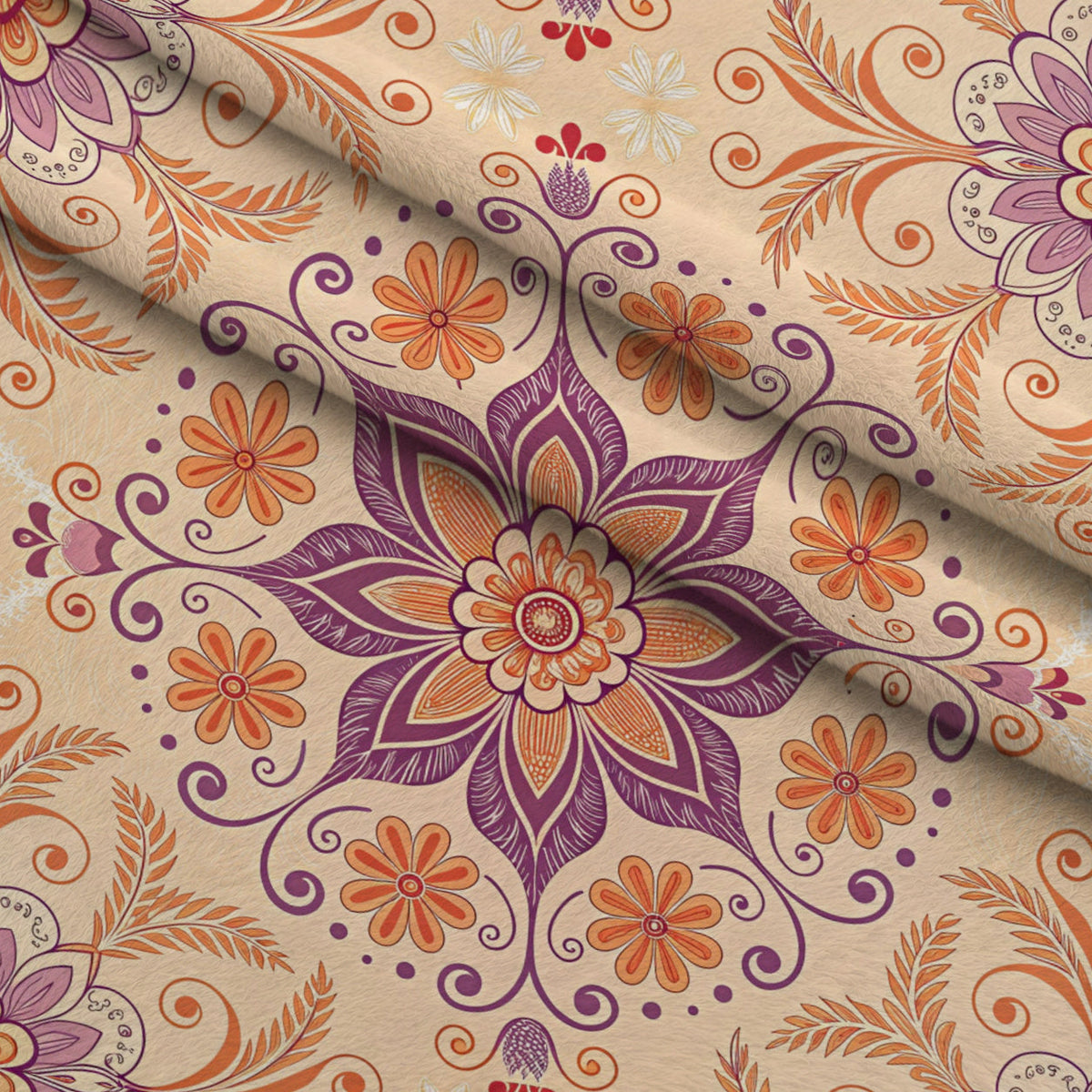 Lavender Lattice Pattern 18 Minky Fabric