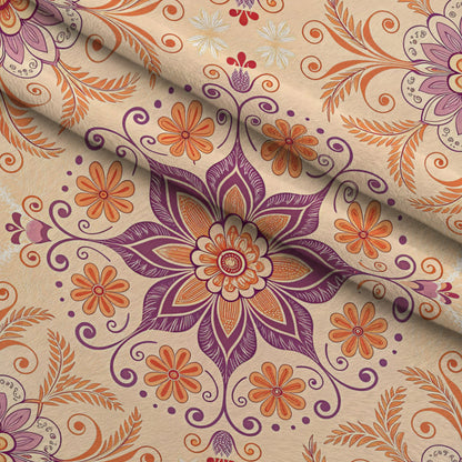 Lavender Lattice Pattern 18 Minky Fabric