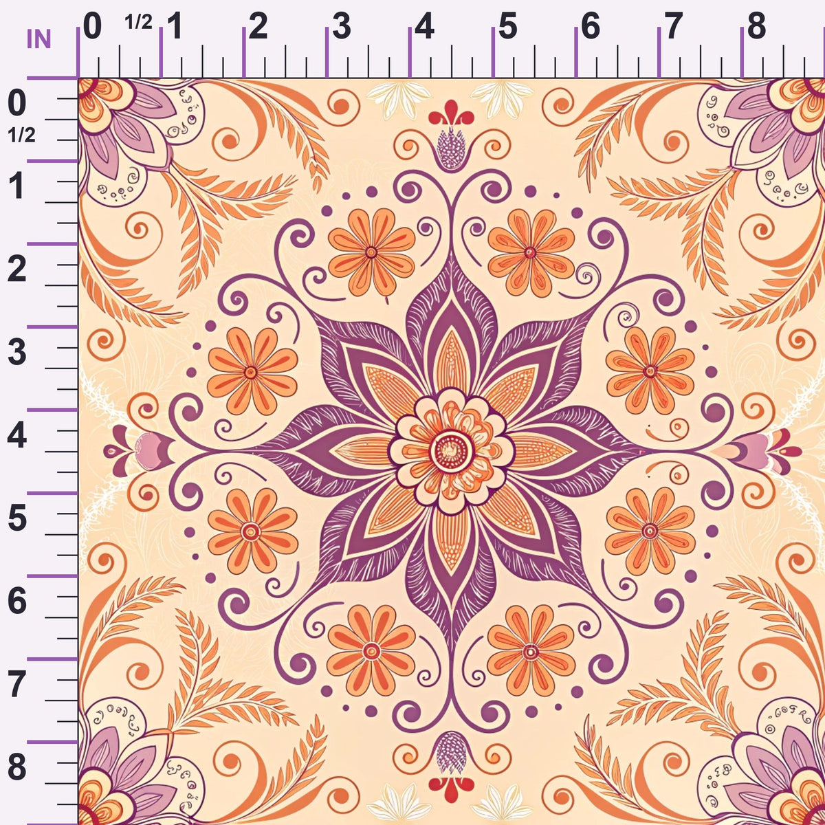 Lavender Lattice Pattern 18 Minky Fabric