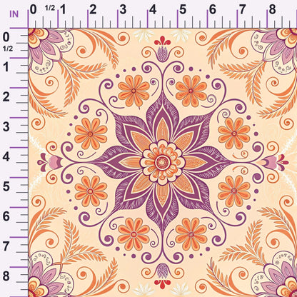 Lavender Lattice Pattern 18 Minky Fabric