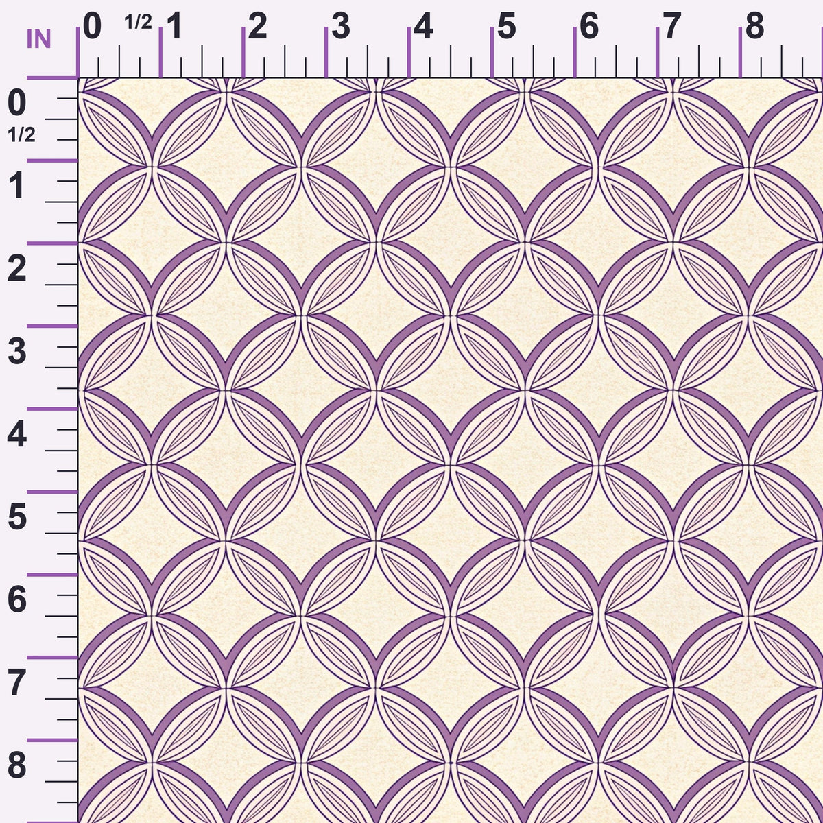 Lavender Lattice Pattern 19 Minky Fabric