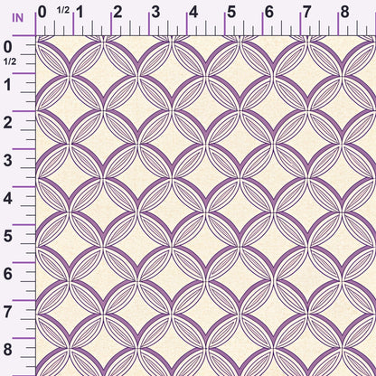 Lavender Lattice Pattern 19 Minky Fabric