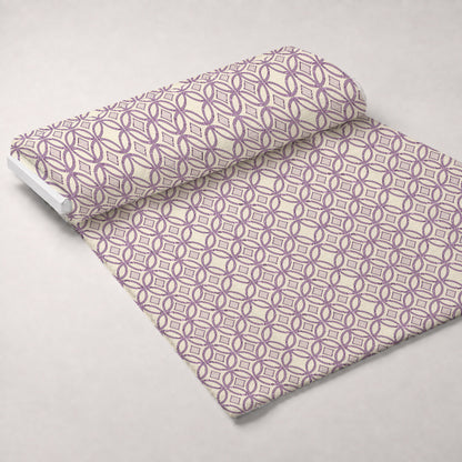 Lavender Lattice Pattern 20 Minky Fabric