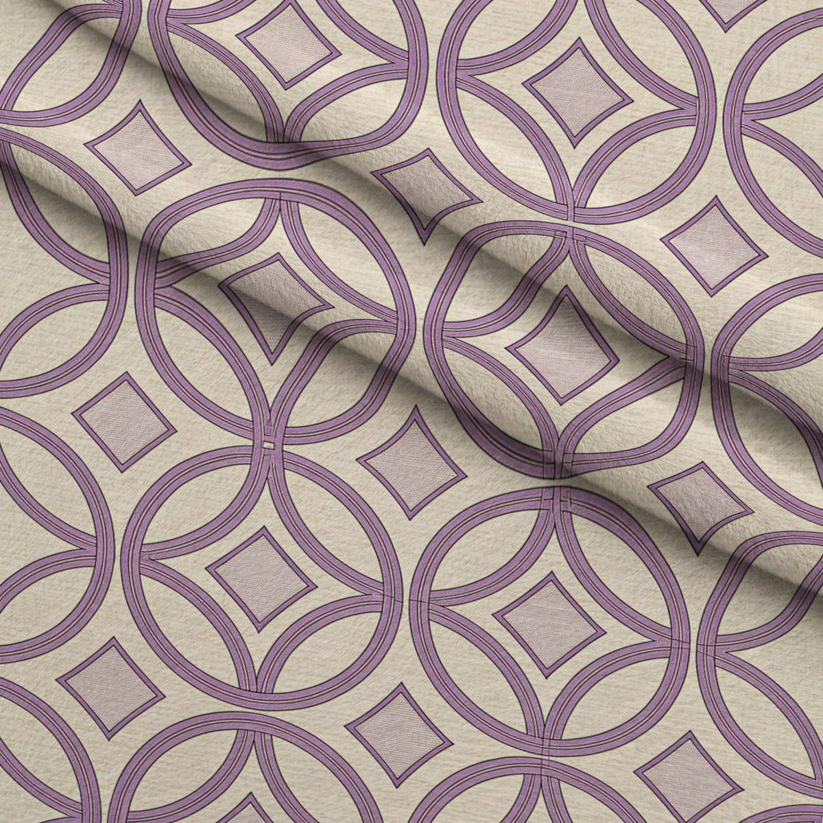 Lavender Lattice Pattern 20 Minky Fabric