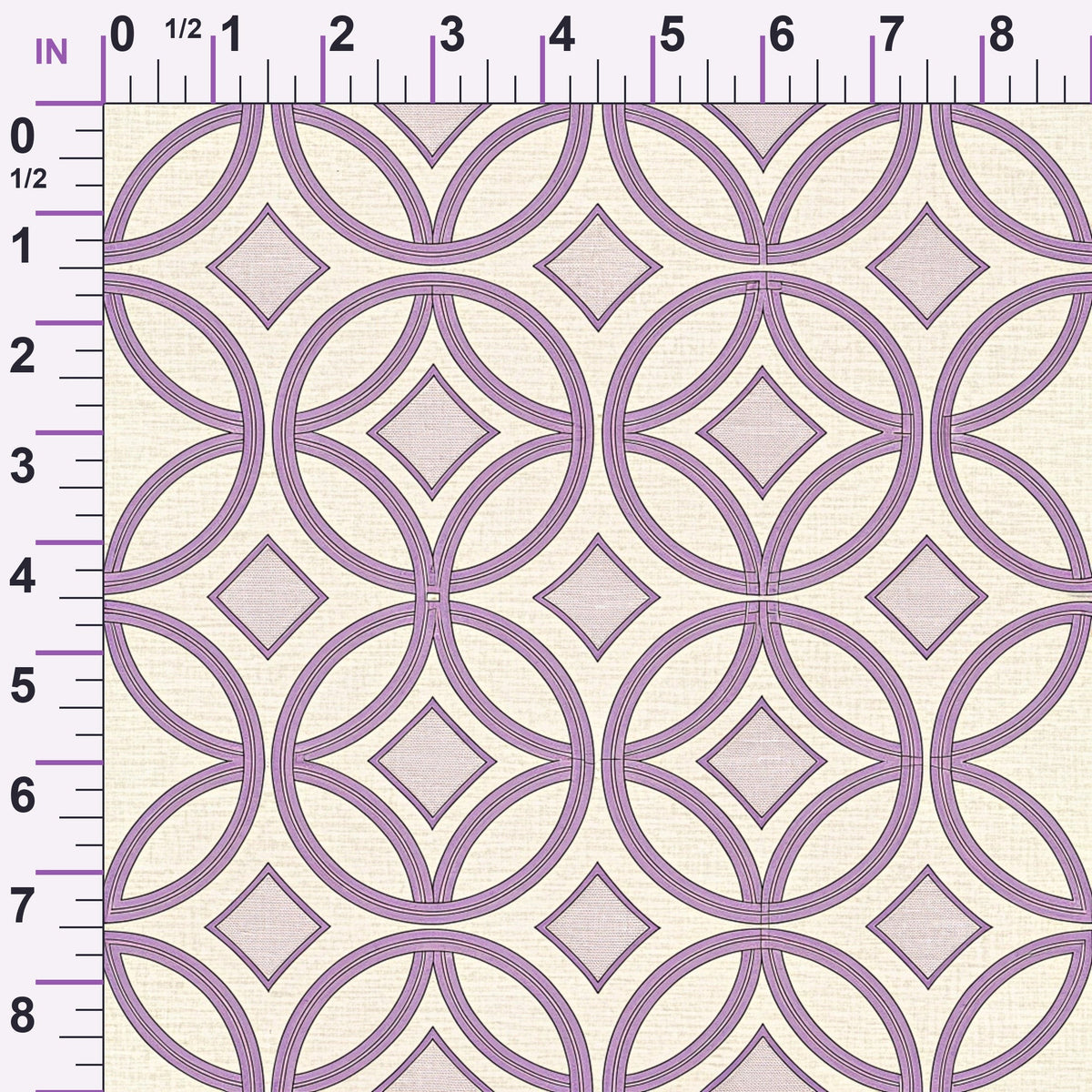 Lavender Lattice Pattern 20 Minky Fabric