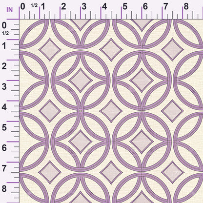 Lavender Lattice Pattern 20 Minky Fabric