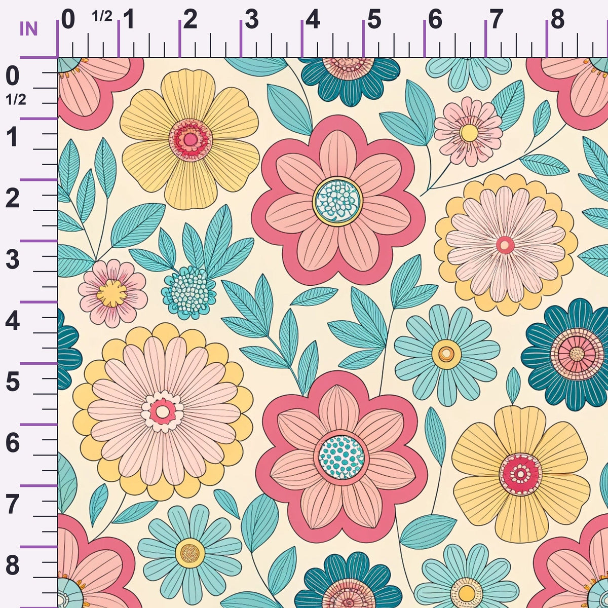 Lavender Lattice Pattern 24 Minky Fabric