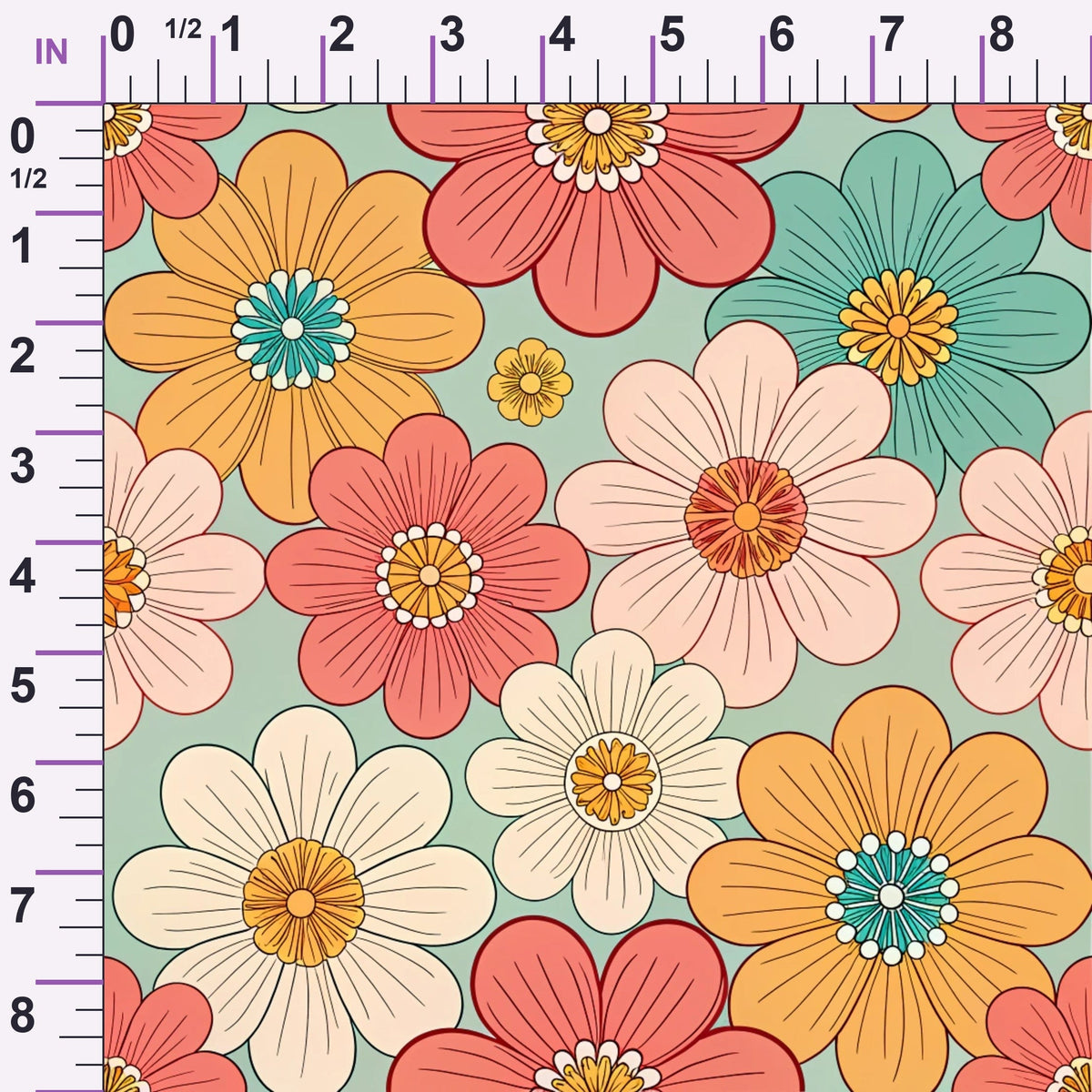 Lavender Lattice Pattern 25 Minky Fabric