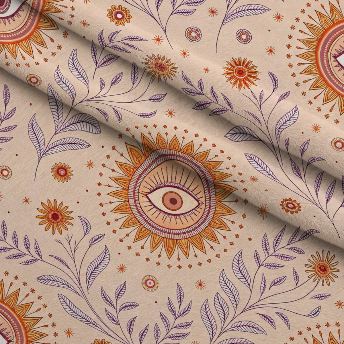 Lavender Lattice Pattern 27 Minky Fabric